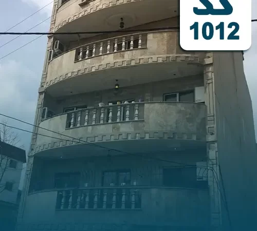 نمای ساختمان آپارتمان 4 طبقه در قصر دشت 757856785