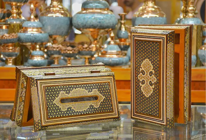 عکس محصولات صنایع دستی خاتم کاری شهر شیراز 185477